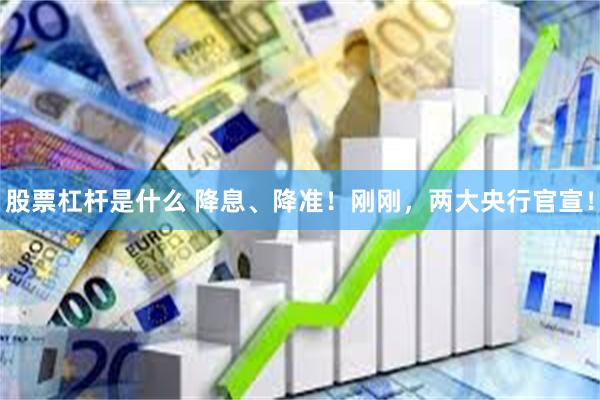 股票杠杆是什么 降息、降准！刚刚，两大央行官宣！
