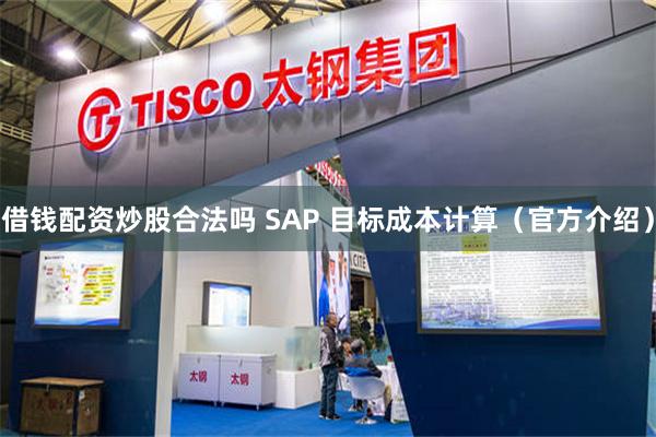 借钱配资炒股合法吗 SAP 目标成本计算（官方介绍）