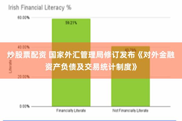 炒股票配资 国家外汇管理局修订发布《对外金融资产负债及交易统计制度》